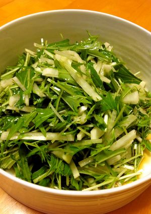 水菜と大根のシャキシャキサラダ-レシピのメイン写真