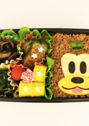 グーフィー*簡単 キャラ弁♪-レシピのメイン写真