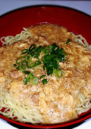ツナと卵のとろ～り餡掛け中華麺(温:冷)-レシピのメイン写真