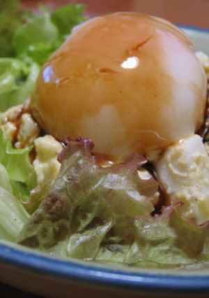 居酒屋風～温玉ポテサラ-レシピのメイン写真