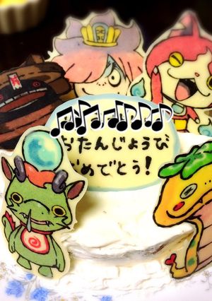 妖怪ウォッチのキャラケーキ-レシピのメイン写真