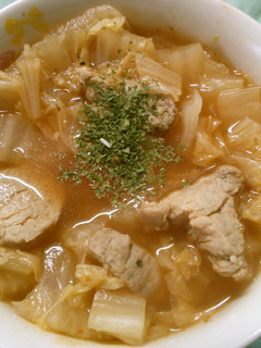 簡単　豚肉と　白菜たっぷり　ケチャップ煮-レシピのメイン写真