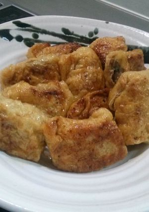 肉詰め油あげのパリパリ焼き-レシピのメイン写真