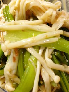 ✾青菜とエノキの煮びたし-レシピのメイン写真