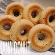 卵なし☆バナナときな粉の焼きドーナツ