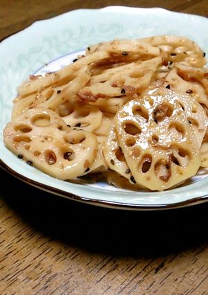 レンジで簡単！蓮根のおかか和え-レシピのメイン写真