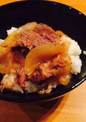 男が喜ぶ簡単牛丼-レシピのメイン写真