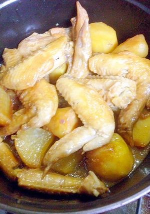 【ストウブ　簡単】手羽先と大根の甘煮-レシピのメイン写真