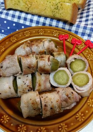 ピクルスの豚バラ巻き-レシピのメイン写真