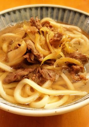 ほんのり甘い肉うどん-レシピのメイン写真