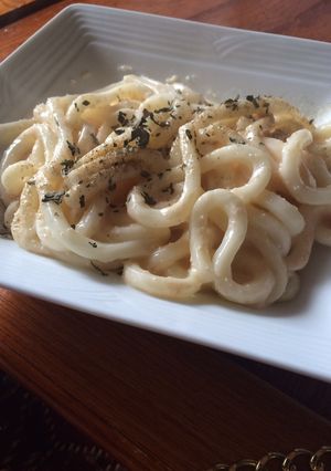 簡単クリームうどん-レシピのメイン写真