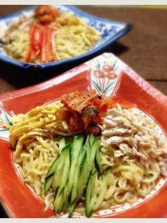 棒棒鶏キムチのごまだれ冷し-レシピのメイン写真