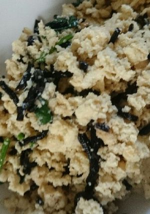 冷凍豆腐で白和え　ひじきのリメイク-レシピのメイン写真