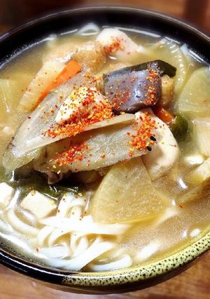 けんちん汁 うどん入り-レシピのメイン写真