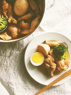 ホロホロ手羽元と卵の酢煮-レシピのメイン写真