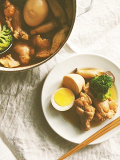 ホロホロ手羽元と卵の酢煮-レシピのメイン写真