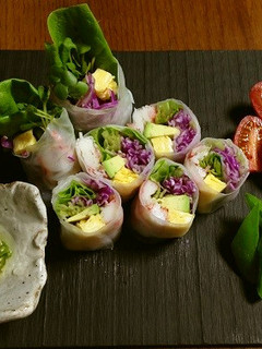 かにかまと野菜の生春巻き-レシピのメイン写真
