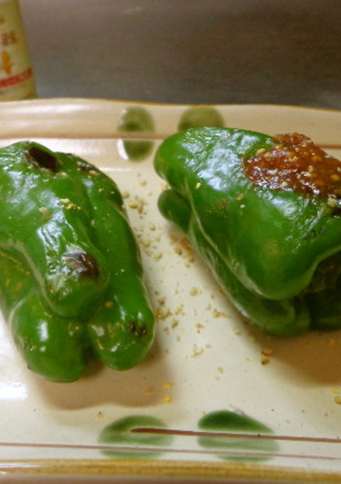 最速の丸ごとピーマン焼き-レシピのメイン写真