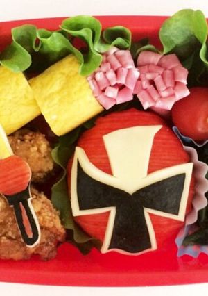 ニンニンジャー＊キャラ弁＊お寿司-レシピのメイン写真