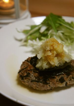 さっぱり。海苔とひじきの和風バーグ-レシピのメイン写真