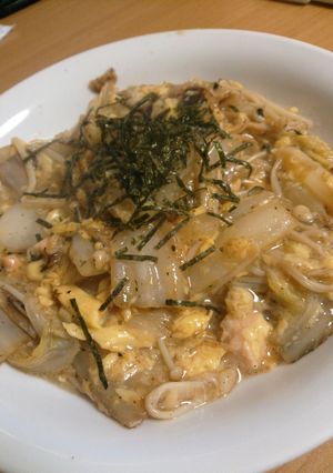 材料3つの白菜あんかけ風-レシピのメイン写真