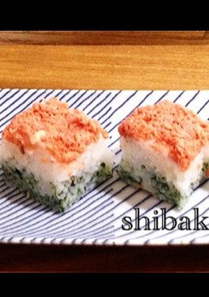 簡単3色寿司ケーキひな祭りひし餅風-レシピのメイン写真