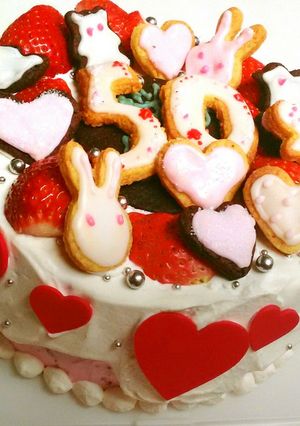 シフォンでデコレーションケーキ-レシピのメイン写真