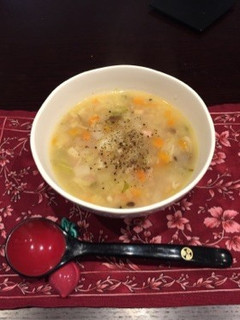 残り野菜でスープを!-レシピのメイン写真