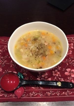 残り野菜でスープを！-レシピのメイン写真