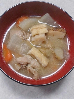 体を温める食材deけんちん汁♬-レシピのメイン写真