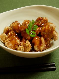 鶏から揚げのオイスターソースあんかけ-レシピのメイン写真