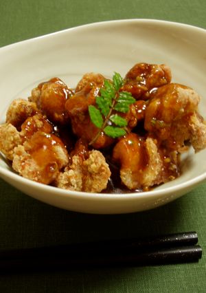 鶏から揚げのオイスターソースあんかけ-レシピのメイン写真