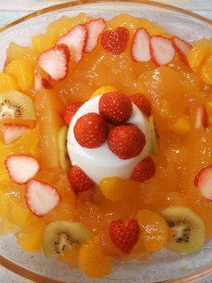 フルーツゼリーケーキ☆簡単-レシピのメイン写真