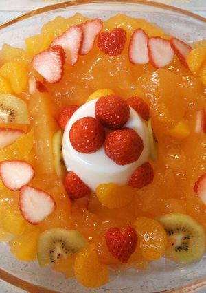 フルーツゼリーケーキ☆簡単-レシピのメイン写真