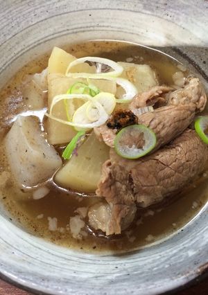 我が家の牛スジの煮込み-レシピのメイン写真