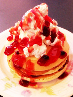 パンケーキで!〜生クリームが余ったら〜-レシピのメイン写真
