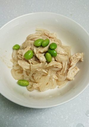 マロニーと鶏ささみでゴマドレサラダ-レシピのメイン写真