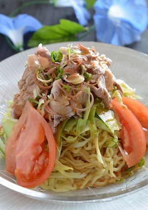 丸ちゃん正麺で簡単にごちそう冷しゃぶ中華-レシピのメイン写真