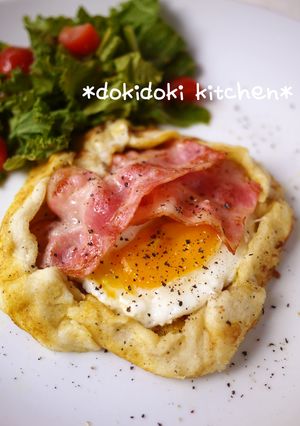 朝ごはんに♡食パンでお手軽ガレット-レシピのメイン写真