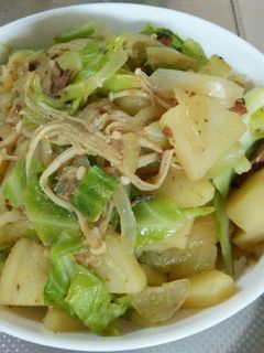 鰯の蒲焼きde炒め物!-レシピのメイン写真