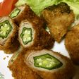 ✿豚薄切り肉de野菜巻きカツ✿