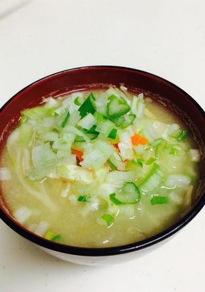 ★炒め野菜の具だくさん味噌汁★-レシピのメイン写真