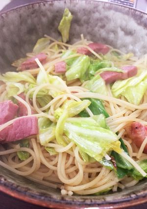 キャベツとベーコンの和風パスタ-レシピのメイン写真