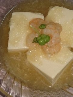 大根おろしとトロロの海老あんかけ豆腐☆-レシピのメイン写真