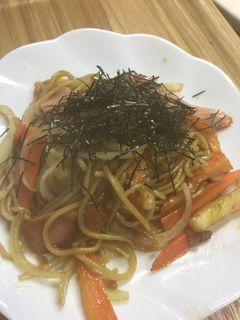 焼肉のたれ入りの焼きそば-レシピのメイン写真