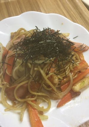 焼肉のたれ入りの焼きそば-レシピのメイン写真