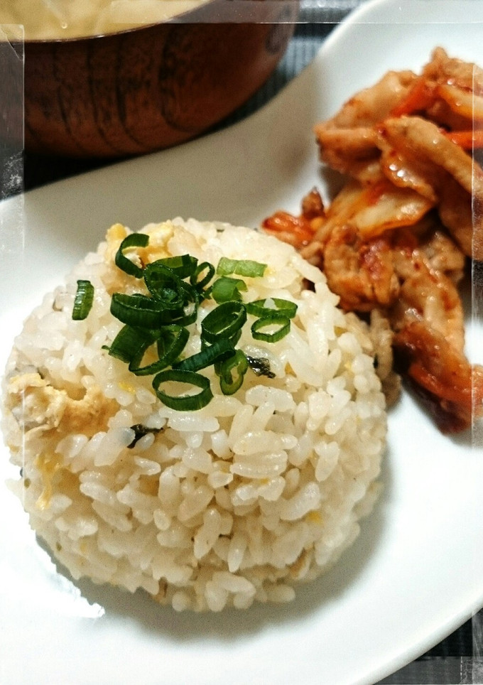 残りご飯レシピ☆炊飯器で炒飯風ご飯♪-レシピのメイン写真
