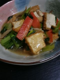 ☆小松菜と厚揚げと舞茸の煮浸し☆-レシピのメイン写真