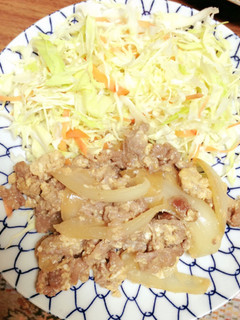 甘辛い肉を卵でとじたもの-レシピのメイン写真