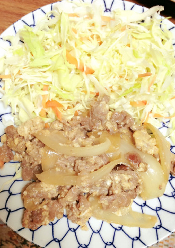 甘辛い肉を卵でとじたもの-レシピのメイン写真